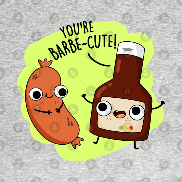 Barbe-cute Cute Funny Barbeque Pun by punnybone